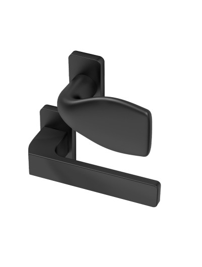 Lisa lever handle and fixed knob